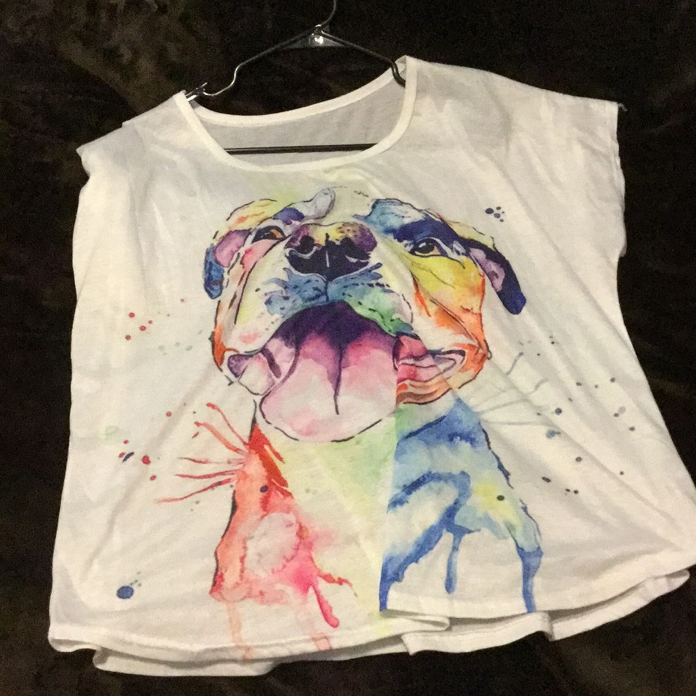 T shirt with dog
